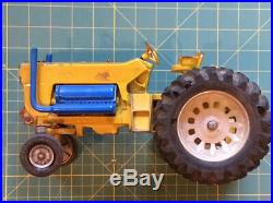 Vintage Ertl Yellow Minneapolis Moline Puller, Toy Pulling Tractor, Real Neat