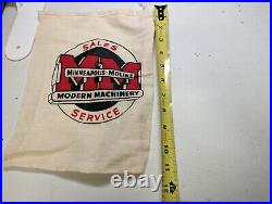 Vintage Lot of 3 Tractor Ad Minneapolis Moline Sales Service Parts Bag 11 USA