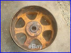 Vintage MINNEAPOLIS MOLINE TRACTOR FLAT BELT ENGINE PULLEY MM FREE SHIPPING