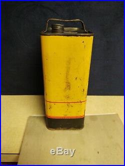 Vintage MINNEAPOLIS MOLINE TRACTOR MM 1 gallon Tin Oil Can Hydraulic