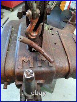 Vintage Minneapolis Moline 14 Three Bottom Plow-rare-unrestored-dover Oh