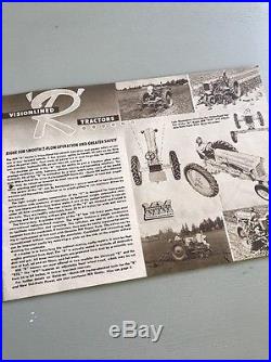 Vintage Minneapolis-Moline Farm Advertising Brochure 1948 Tractors Implements