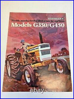Vintage Minneapolis Moline G350/G450 Tractor Brochure