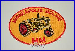 Vintage Minneapolis Moline MM Company Farm Equipment Tractor Cloth Patch New NOS