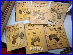 Vintage Minneapolis Moline Tractor Parts List Operators Manual LOT 14 Repair 335