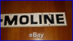 Vintage Minneapolis Moline Tractor Side Hood Emblem in Above Average Condition
