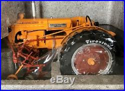 Vintage Minneapolis-Moline U Tractor with QC 2 Row Cultivator By SpecCast, NEW
