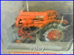 Vintage Minneapolis-Moline U Tractor with QC 2 Row Cultivator By SpecCast, NIB