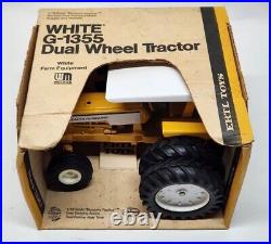 Vintage Minneapolis-Moline White G-1355 Tractor With ROPS By Ertl 1/16 Scale