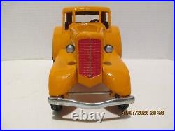 Vintage Minneapolis Moline toy 1/16 tractor and Ertl'55 Chevy Delivery. Farm