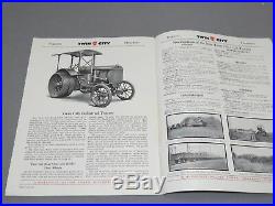 Vintage Twin City 17-28 Tractor early Sales Brochure Catalog Minneapolis MOLINE
