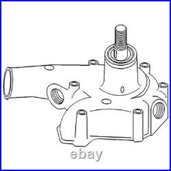Water Pump with Pulley Fits Minneapolis Moline Mpl Oliver Universal Products White